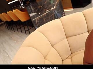 busty black babe lily starfire gets her ass pummeled hard 😈🍑