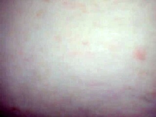 latina takes cumshot on ass in retro blue film with cock action