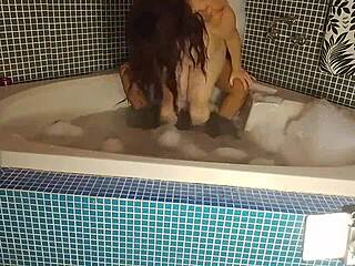 the latina hottie kept teasing that big black cock outdoors in a pov session with her natural tits and milf vibe