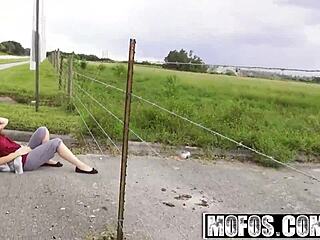 Jade Nile, Bouncy Tit Teen 18+ Picked Up For Hardcore Anal In Kitchen - Mofos Pervs On Patrol!