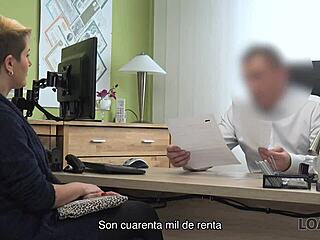 Czech Teen Interview Turns Into Hidden Cam Office Encounter For Cash With Licking And POV Action