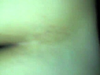 latina takes cumshot on ass in retro blue film with cock action