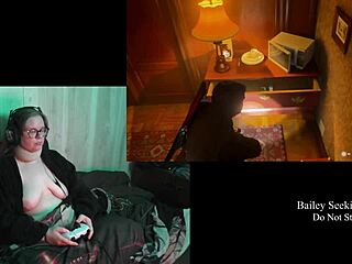 Conversational naked alan wake 2 play through part 12 with bbw big natural tits brunette glasses