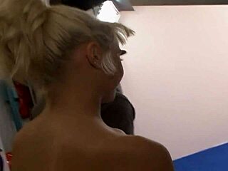 i watch this blonde teen 18+ take huge cock deepthroat until cum covers her face