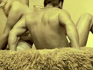 This juicy sexy milf gets fucked doggystyle in hotel room. Vintage video shows her big ass and tits bouncing.