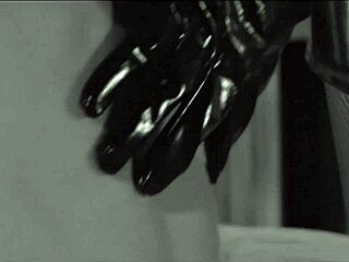 This amazing brunette bimbo got tied up in bondage while her cunt was banged hard by a toy