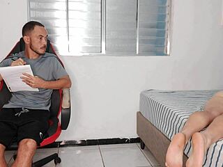 Horny Stepsister Exposes Big Ass To Tease Stepbrother Into Rough Bareback Sex