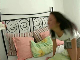 young brunettes philana q explore toys and fingering in a casual lesbian session