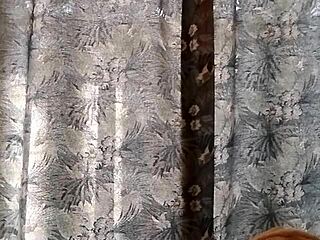 On The Balcony Spotting The Attractive Neighbor With Friends