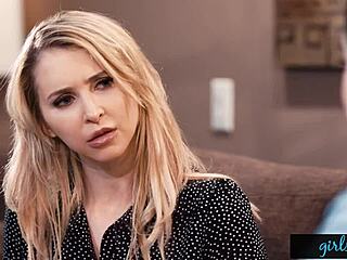 Busty lesbian dives deep into wet pussy with intense licking and face sitting