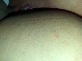 Cheating wife got her big pussy roughly pounded by a massive black cock in intense doggystyle action.