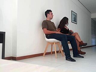 He received an intense blowjob from the young nurse in the hospital room