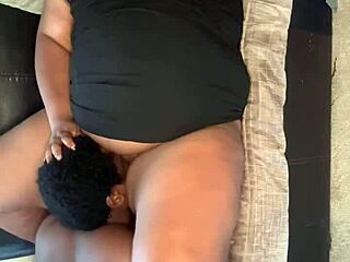 sexy bbw housewife takes big black cock missionary until wet pussy cumshot