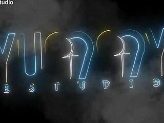 Brazilian teen Giih Spanic handles three big studs with various positions and actions