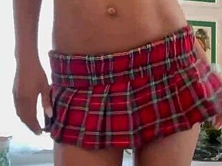 Watch Innocent Monika Fox Dance Wildly and Strip Everything Off for Free!