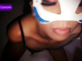 adorable latina amateur gives blowjob with cum in mouth and swallows