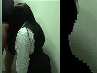 My best friend's student girlfriend comes over to my house asking about homework in uniform