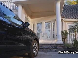 Can Curvy Black Babe Handle Tasty Vanilla Dick in Hardcore Interracial?