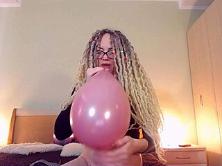custom balloon video with my big tits and curvy mommy body