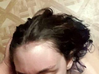 damn this chick tries a blowjob but she just cant handle deepthroat at all