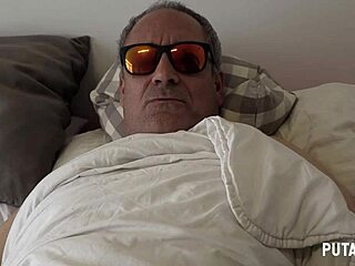 Putalocura shows blonde limpiadora Estrella del Sur fucking her boss with blowjob and swallowing cum in bedroom