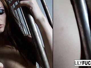 While being detained, I uh, Lily, decide to finger my wet pussy in jail...