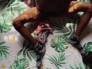 hey, check out this black naked slut with her pussy on display