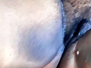 Amateur Cameltoe Exposure on Hairy Cuckold Wife