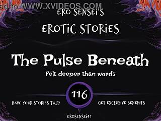 Man experiences intense pulses during erotic audio session for women in real pov orgasm.