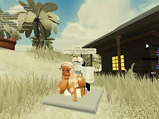 84 Roblox Porn with Big Tits Blonde Blowjob and Wet Sex in New Zealand.