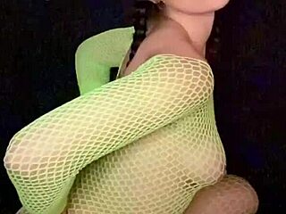 Nadia diamo hot ass fishnet bodysuit twerking slow motion