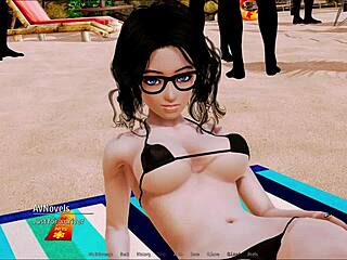 Harem Hotel episode 226 unfolds with game elements and hotel setting interactions