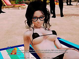 Harem Hotel episode 226 unfolds with game elements and hotel setting interactions