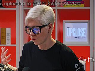 i'm the cute and pretty pornstar with curly hair and glasses - leana lovings