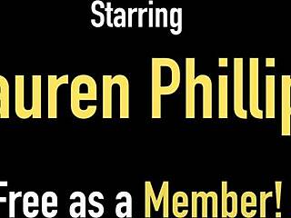 Dominating Sara Jay ties up Lauren Phillips forcing her to lick that juicy ginger pussy.