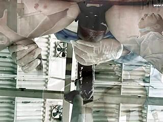 mistress april dominates ebony slave rose with fisting and bondage in part 4