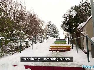 Hey, watch this cute blonde college student give an outdoor POV blowjob. She rides that big dick in a secret spot until her tight pussy cums hard! 😈