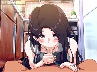 In the kitchen, a milf shared intense sex with Lakrishub. She bent over for DOGGYSTYLE, ending in CREAMPIE on big tits.