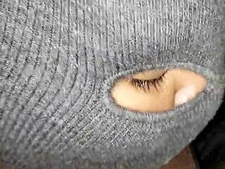 Sloppy Deepthroat Action with Fat BBW on Outdoor Patio