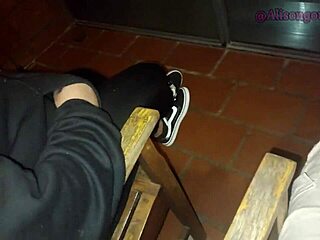 Mi Mejor Amiga Se Traga Toda Mi Pija en el Balcon y un Vecino Casi Nos Descubre Alisongonzalez26