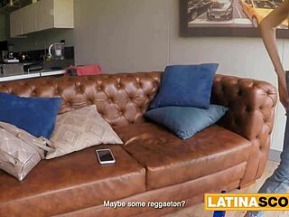 This skinny 18yo latina lingerie shooting is turning into rough pov cowgirl fuck now