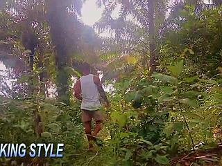 herbalist discovers passion while searching for herbs with deep anal and wet pussy licking