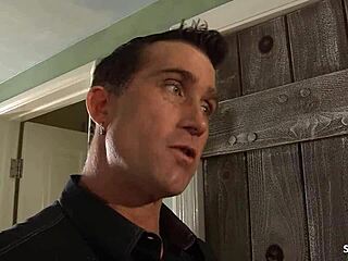 Blonde teen Bailey Blue takes first white monster cock in deep anal fucking.