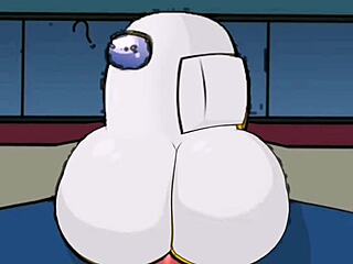 two busty female crew members get penetrated by the impostor in among us adventure