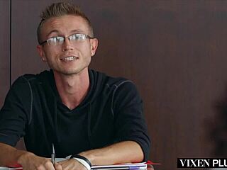 vixenplus follows maitland ward as she casually teaches her students a dark lesson with bent over doggystyle and face sitting