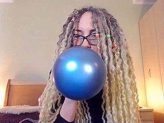 custom balloon video with my big tits and curvy mommy body