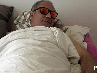 Putalocura shows blonde limpiadora Estrella del Sur fucking her boss with blowjob and swallowing cum in bedroom