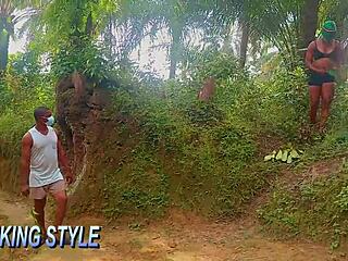 herbalist discovers passion while searching for herbs with deep anal and wet pussy licking