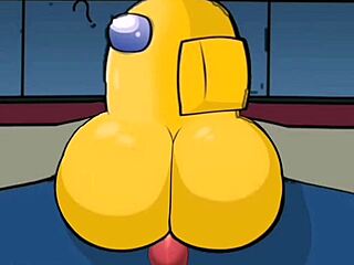 two busty female crew members get penetrated by the impostor in among us adventure