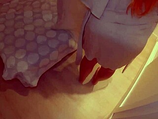 Stepmom wanted massage but got sex with stepson and creampie instead 😏